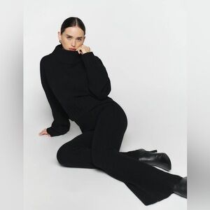 NEW NWT Reformation Austino Cashmere Ribbed Pants